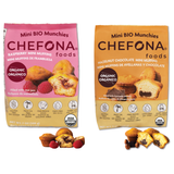 Organic Gluten Free Mini Filled Muffins - Dual Flavor Pack