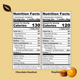 Organic Gluten Free Mini Filled Muffins - Dual Flavor Pack