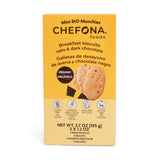 Organic Gluten Free Breakfast Biscuits - Oats and Fair Trade Chocolate