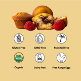 Organic Gluten Free Mini Filled Muffins - Dual Flavor Pack